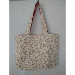 Handmade by MOM Baseball Tote Bag Book Bag Purse Retro Alexander Henry Fabrics